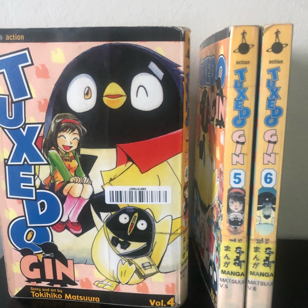 Tuxedo Gin Manga Volumes 4,5,6